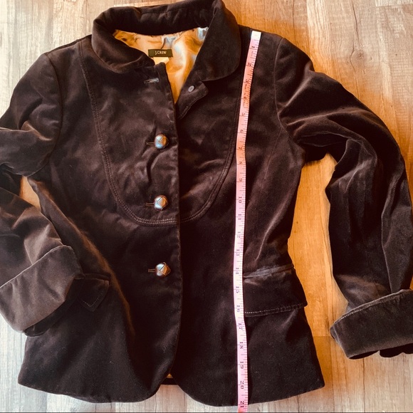 J .Crew brown velvet blazer - Picture 7 of 7